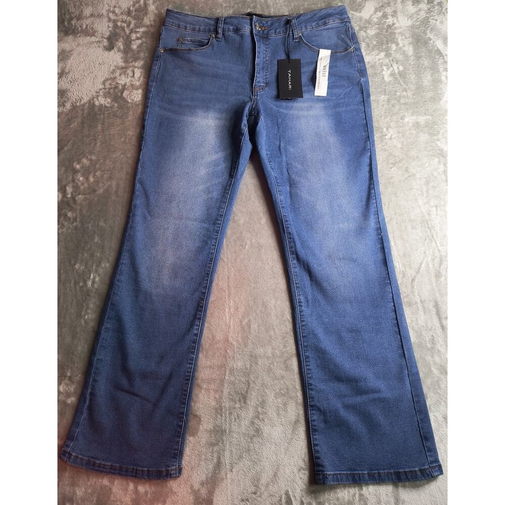 Tahari - Maeve Fit Solution Miniboot Jeans - Size 16/33 - NEW w/Tags